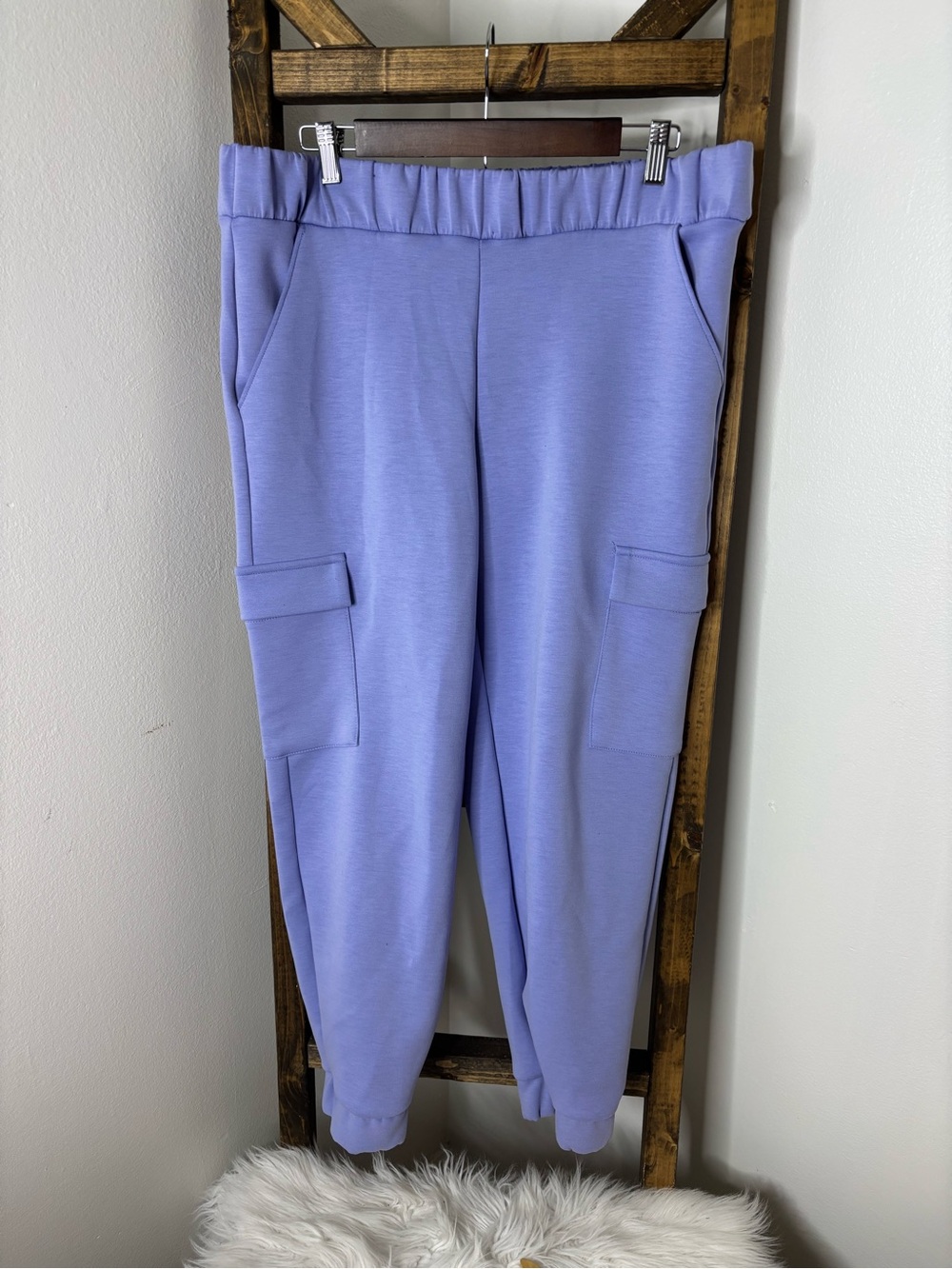 Express Lavender Cargo Jogger Pants - Light Purple Size XXL